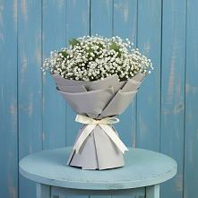Букет цветов из:  Гипсофила в Нижнем Дженгутайе