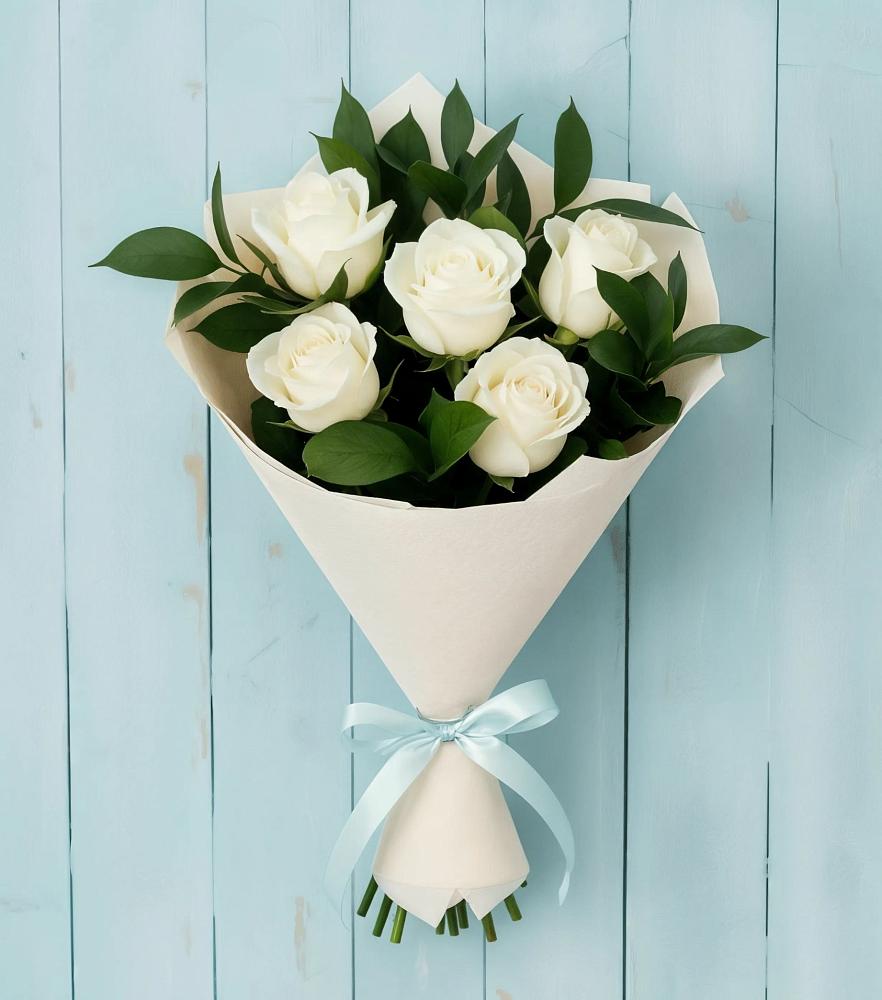 Букет цветов из: Розы в Нижнем Дженгутайе