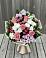Букет цветов из: Альстромерии, Гвоздики, Розы и Хризантемы в Нижнем Дженгутайе