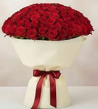 Букет 101 Красная роза Милано в Нижнем Дженгутайе
