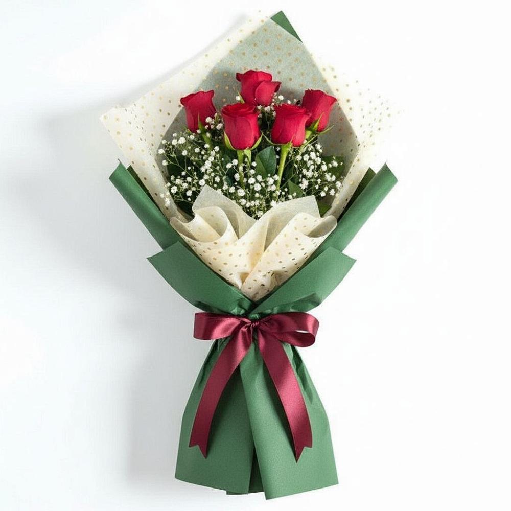 Букет цветов из: Розы в Нижнем Дженгутайе