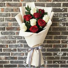 Букет цветов из:  Розы в Нижнем Дженгутайе