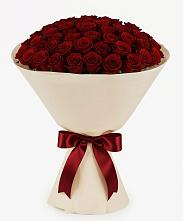 Букет 101 Бордовая роза Блэк Бакарра в Нижнем Дженгутайе