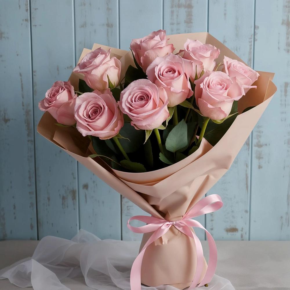 Букет цветов из: Розы в Нижнем Дженгутайе