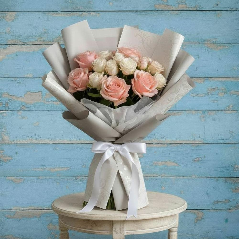 Букет цветов из: Розы в Нижнем Дженгутайе