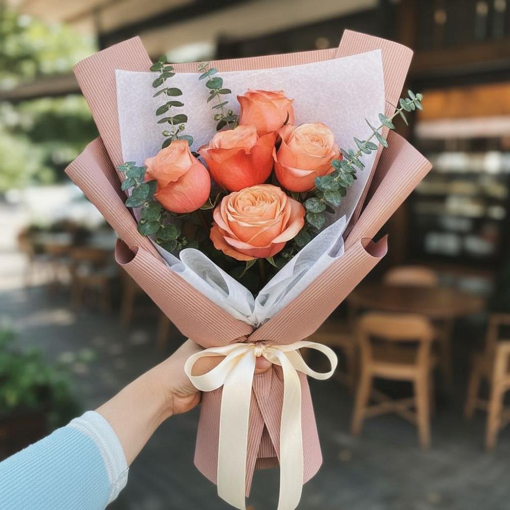 Букет цветов из: Розы в Нижнем Дженгутайе