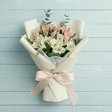 Букет цветов из:  Альстромерии в Нижнем Дженгутайе