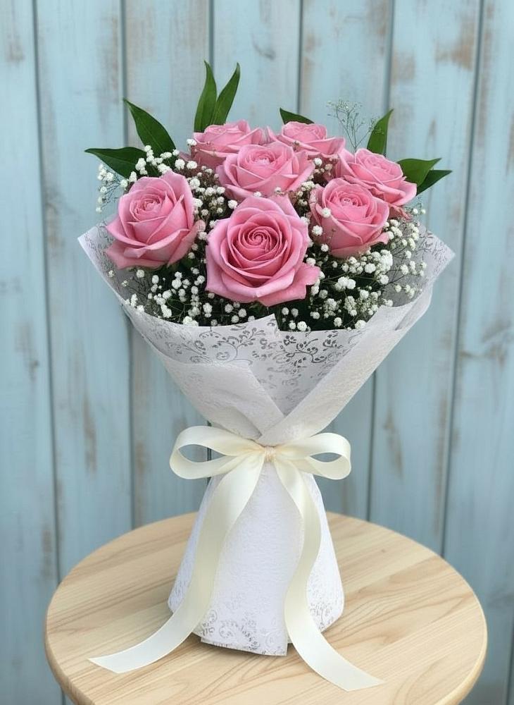Букет цветов из: Розы в Нижнем Дженгутайе