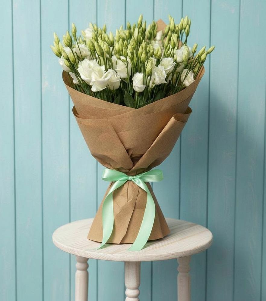 Букет цветов из: Лизиантусы в Нижнем Дженгутайе