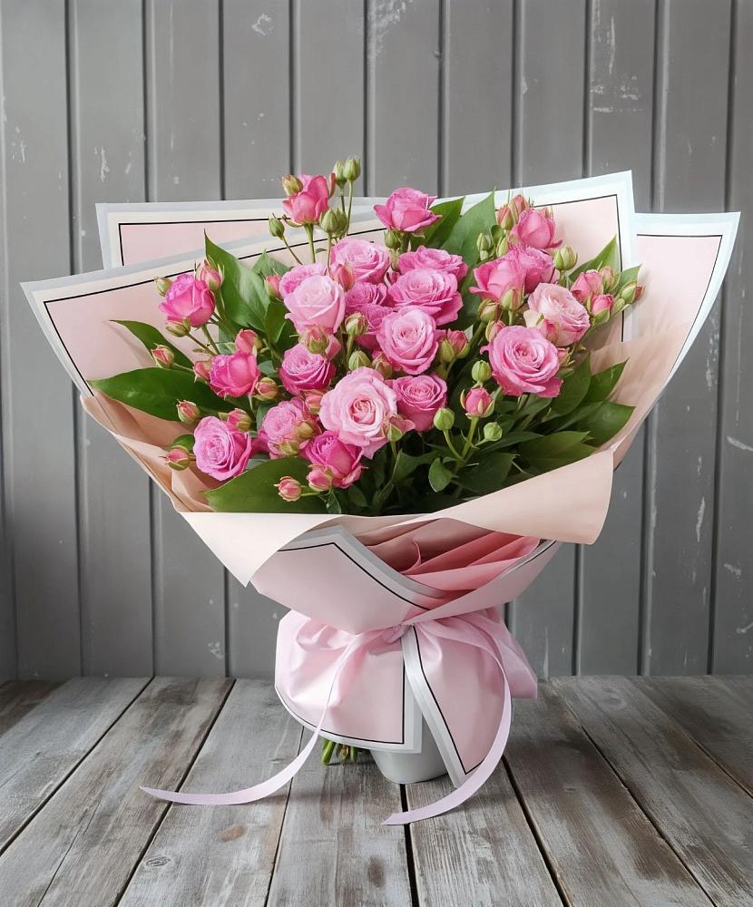 Букет Розовый кустик в Нижнем Дженгутайе