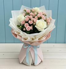 Букет цветов из:  Розы в Нижнем Дженгутайе