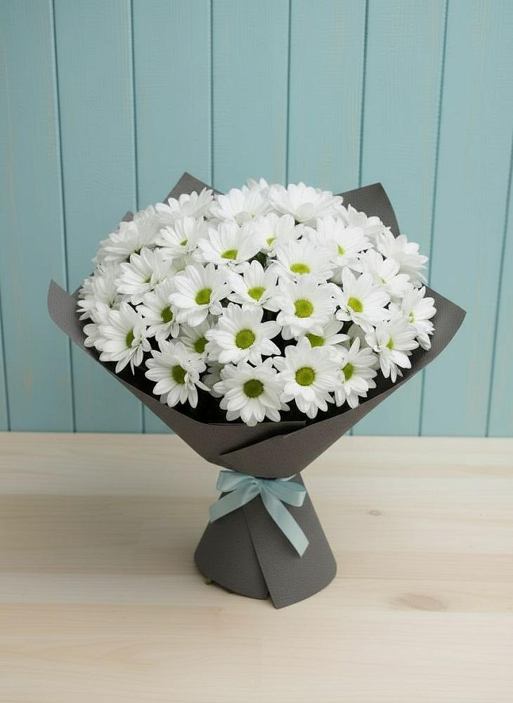 Букет цветов из: Хризантемы в Нижнем Дженгутайе