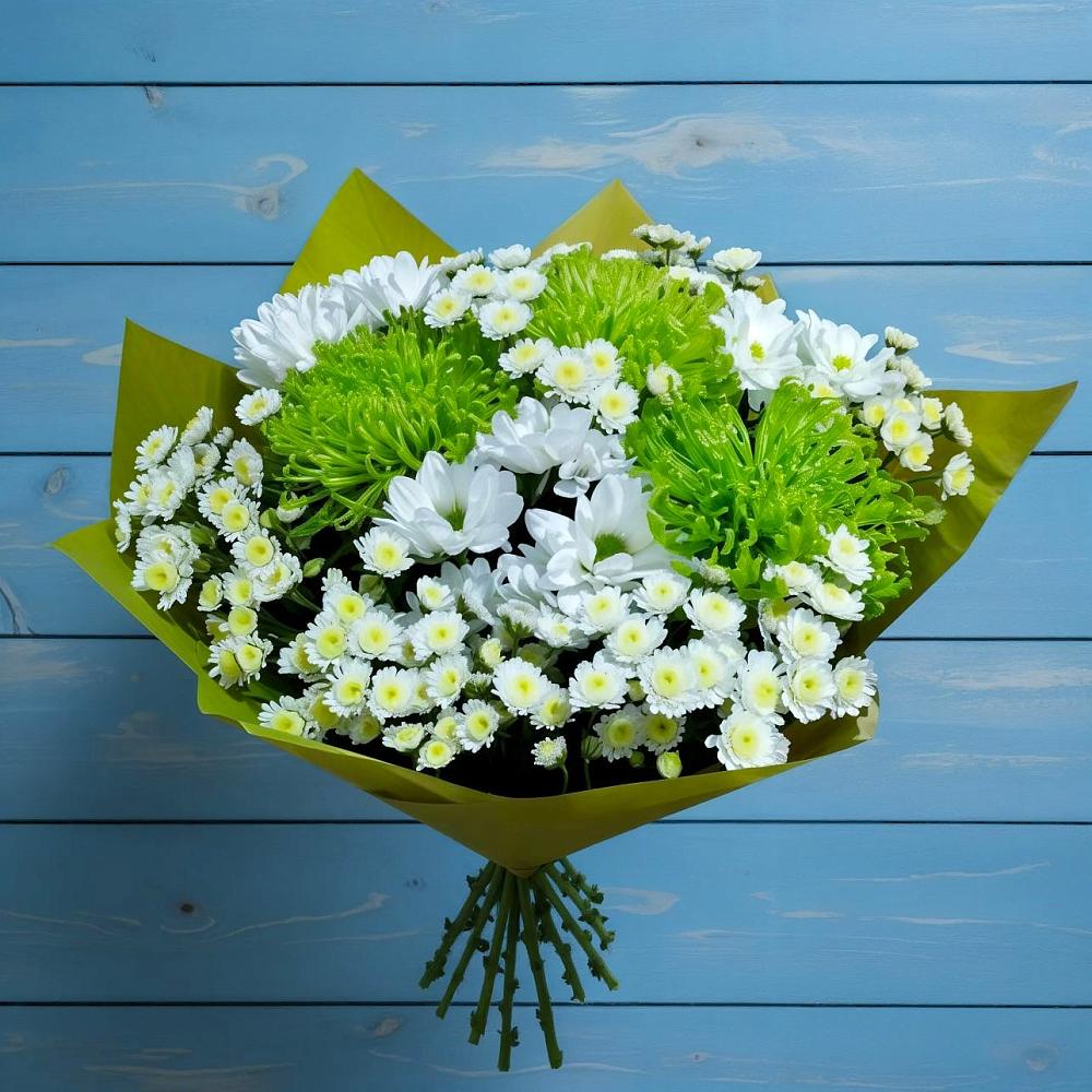 Букет цветов из: Хризантемы в Нижнем Дженгутайе