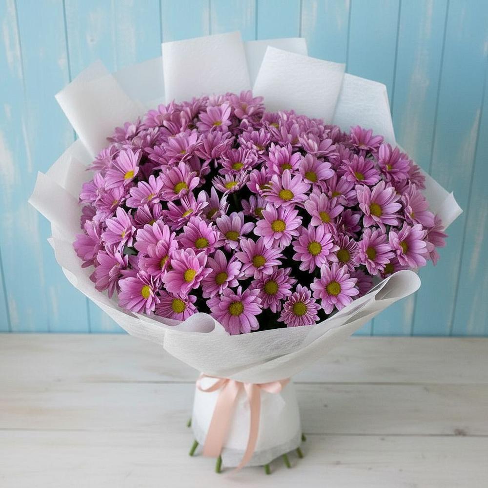 Букет цветов из: Хризантемы в Нижнем Дженгутайе
