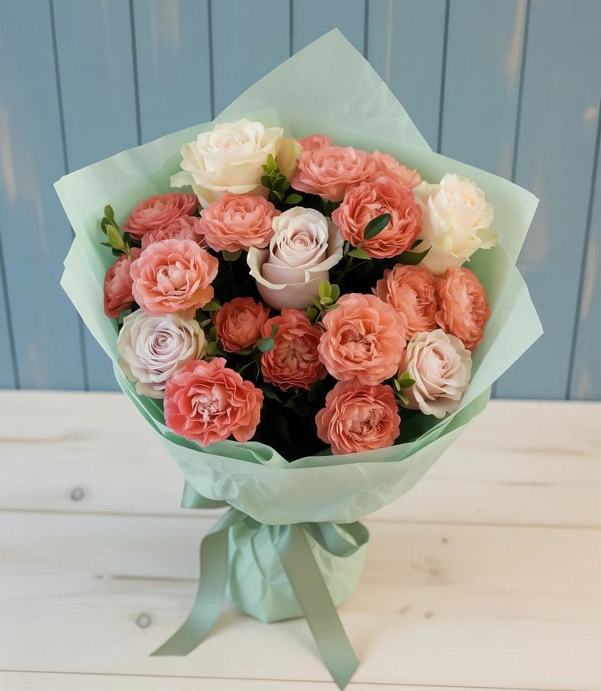 Букет цветов из: Розы в Нижнем Дженгутайе