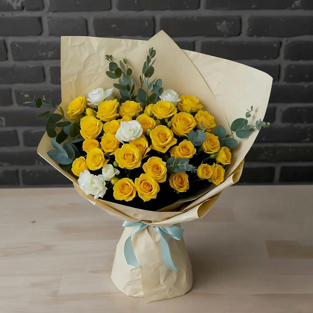 Букет цветов из: Розы в Нижнем Дженгутайе