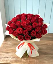Букет 29 Красных роз в Нижнем Дженгутайе