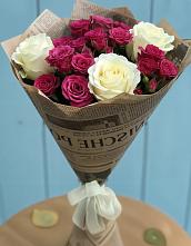 Букет цветов из:  Розы в Нижнем Дженгутайе