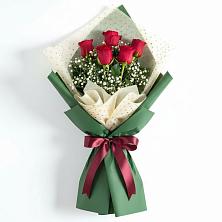 Букет цветов из:  Розы в Нижнем Дженгутайе
