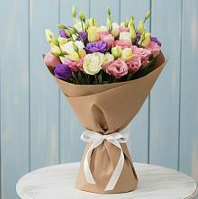 Букет цветов из:  Лизиантусы в Нижнем Дженгутайе