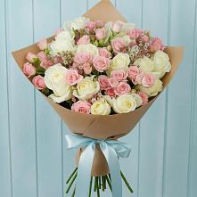 Букет цветов из:  Розы в Нижнем Дженгутайе